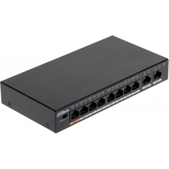 8-ми портовый РоЕ коммутатор неуправляемый DAHUA DH-PFS3010-8ET-96
